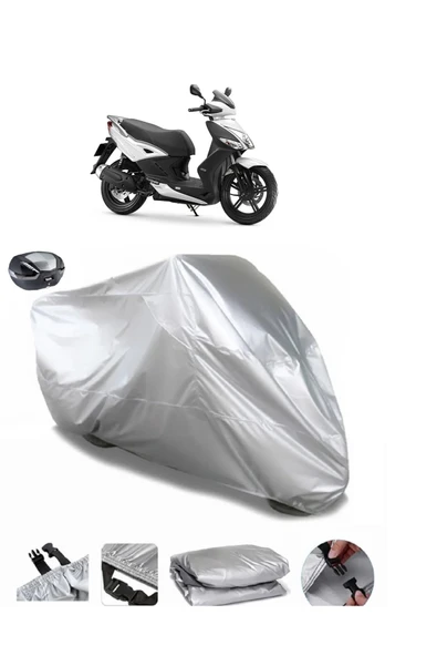 Kymco Agility 16+ 125i Su  Geçirmez Motosiket Brandası Arka Çanta Uyumlu ürün görseli 1