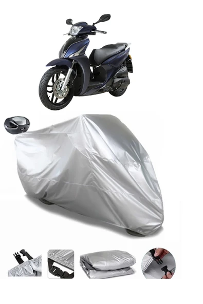 Kymco People S 125i Su  Geçirmez Motosiket Brandası Arka Çanta Uyumlu ürün görseli 1
