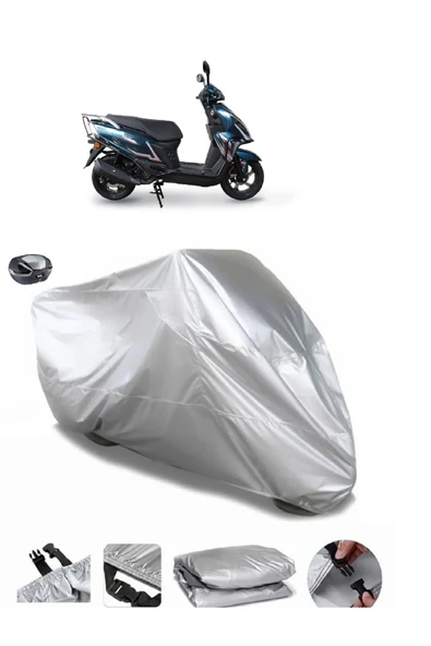 Falcon Mocco 50 Su  Geçirmez Motosiket Brandası Arka Çanta Uyumlu ürün görseli 1