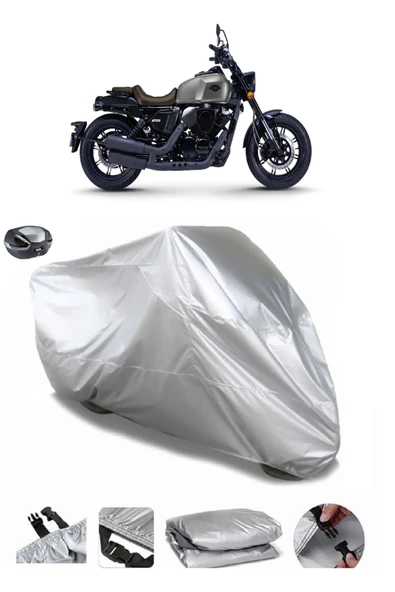 Rks Cruiser 250 Su  Geçirmez Motosiket Brandası Arka Çanta Uyumlu ürün görseli 1