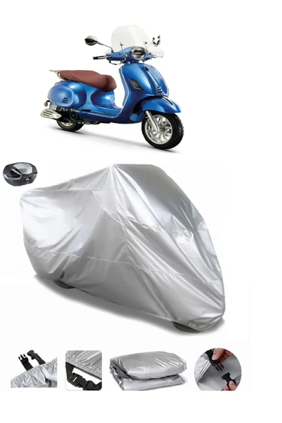 Rks Pride 125 Su  Geçirmez Motosiket Brandası Arka Çanta Uyumlu ürün görseli 1