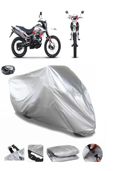 Rks RT250 Su  Geçirmez Motosiket Brandası Arka Çanta Uyumlu ürün görseli 1