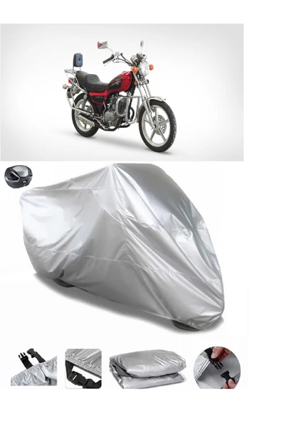 Asya Ultra 150 Su  Geçirmez Motosiket Brandası Arka Çanta Uyumlu ürün görseli 1