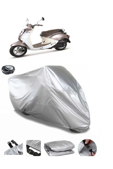 Sym Mio 50 Su  Geçirmez Motosiket Brandası Arka Çanta Uyumlu ürün görseli 1
