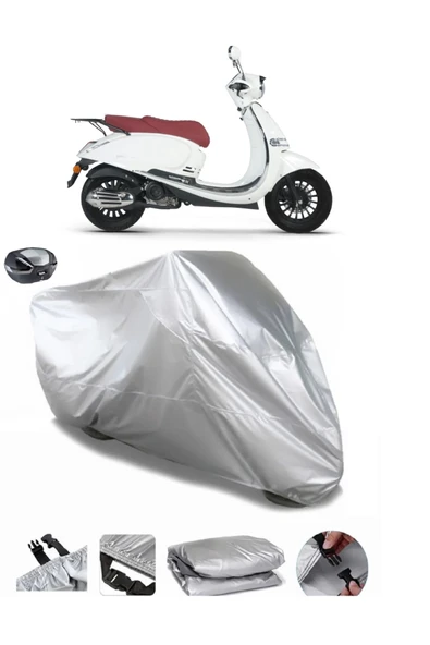 Rks Galaxy Gold 125 Su  Geçirmez Motosiket Brandası Arka Çanta Uyumlu ürün görseli 1