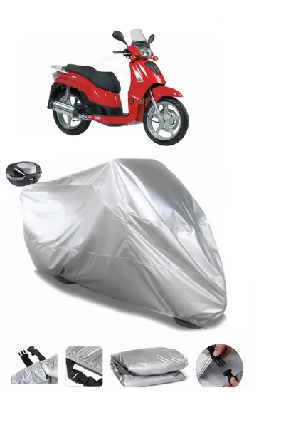 Kymco People S 200i Su  Geçirmez Motosiket Brandası Arka Çanta Uyumlu ürün görseli 1