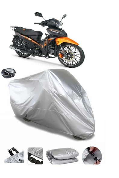 Rks Sniper 50 Pro X Su  Geçirmez Motosiket Brandası Arka Çanta Uyumlu ürün görseli 1