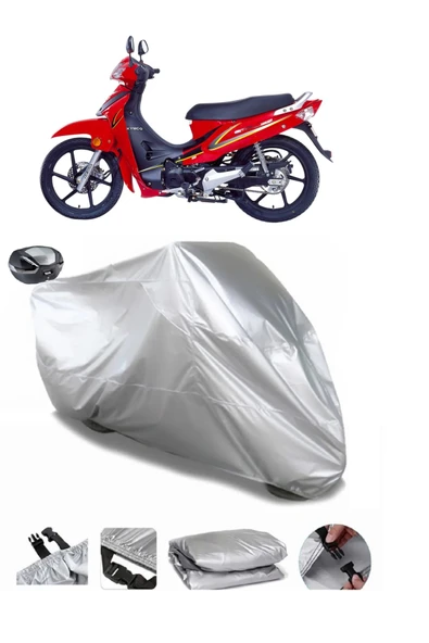 Kymco Straight 150 Su  Geçirmez Motosiket Brandası Arka Çanta Uyumlu ürün görseli 1