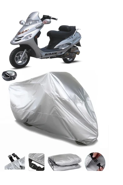 Bisan Pasific 125 Su  Geçirmez Motosiket Brandası Arka Çanta Uyumlu ürün görseli 1