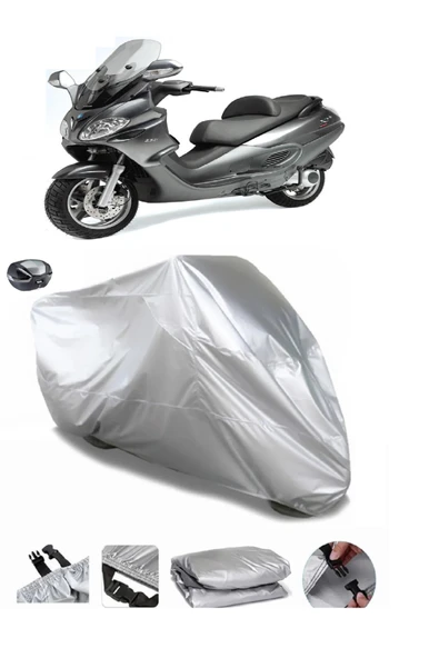 Piaggio X9 500 Su  Geçirmez Motosiket Brandası Arka Çanta Uyumlu ürün görseli 1