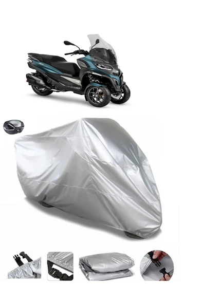 Piaggio MP3 530 Su  Geçirmez Motosiket Brandası Arka Çanta Uyumlu ürün görseli 1