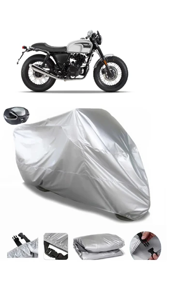 Brixton Sunray 125 Su  Geçirmez Motosiket Brandası Arka Çanta Uyumlu ürün görseli 1