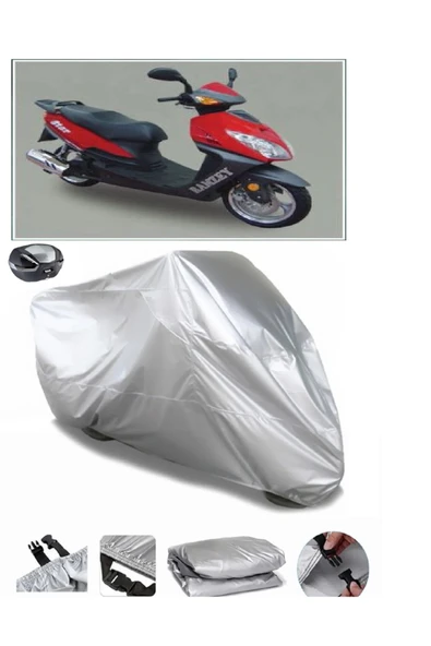 Ramzey Kalipso 125-8 Su  Geçirmez Motosiket Brandası Arka Çanta Uyumlu ürün görseli 1