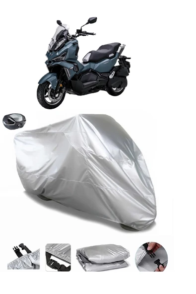 Sym ADX 125 Su  Geçirmez Motosiket Brandası Arka Çanta Uyumlu ürün görseli 1