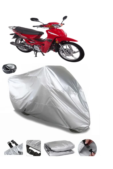 Ramzey Kalipso 100 Su  Geçirmez Motosiket Brandası Arka Çanta Uyumlu ürün görseli 1