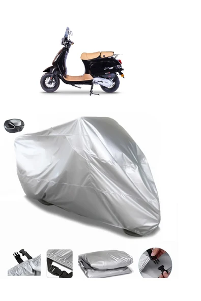 Falcon Cooper 125 EFI Su  Geçirmez Motosiket Brandası Arka Çanta Uyumlu ürün görseli 1