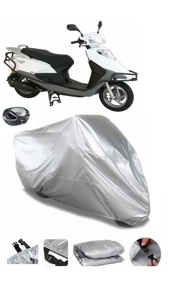 Abush Speedy 100i Su  Geçirmez Motosiket Brandası Arka Çanta Uyumlu ürün görseli 1
