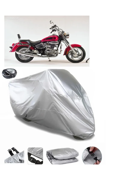 Kanuni Caracal 200 Su  Geçirmez Motosiket Brandası Arka Çanta Uyumlu ürün görseli 1