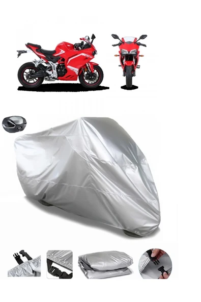 Rks RNX Su  Geçirmez Motosiket Brandası Arka Çanta Uyumlu ürün görseli 1
