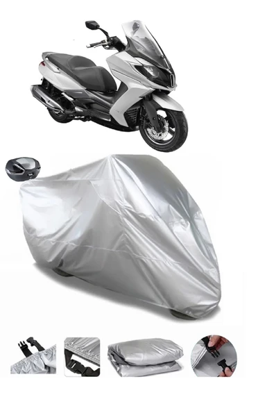 Kymco Downtown 350i ABS Su  Geçirmez Motosiket Brandası Arka Çanta Uyumlu ürün görseli 1