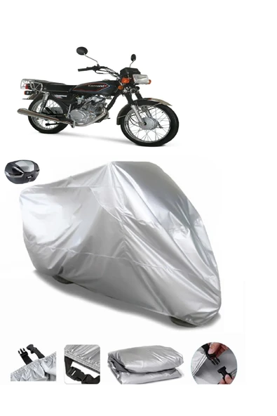 Kanuni Bora 125 Su  Geçirmez Motosiket Brandası Arka Çanta Uyumlu ürün görseli 1