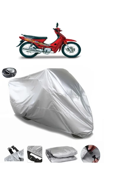 Kanuni Seyhan 125 Su  Geçirmez Motosiket Brandası Arka Çanta Uyumlu ürün görseli 1