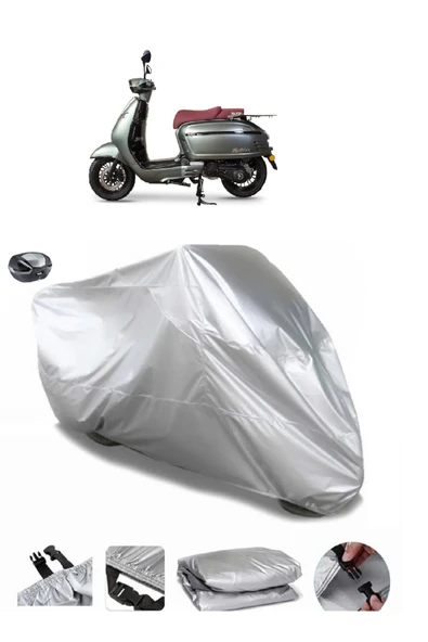 Falcon Martini 125 Su  Geçirmez Motosiket Brandası Arka Çanta Uyumlu ürün görseli 1