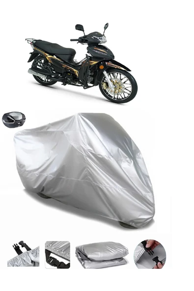 Rks Sniper 50 Pro Su  Geçirmez Motosiket Brandası Arka Çanta Uyumlu ürün görseli 1