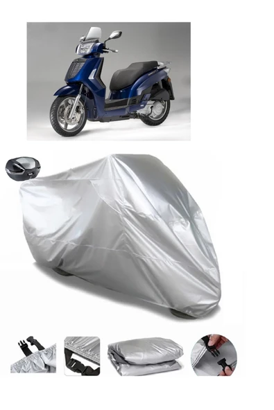Kymco People 250 Su  Geçirmez Motosiket Brandası Arka Çanta Uyumlu ürün görseli 1