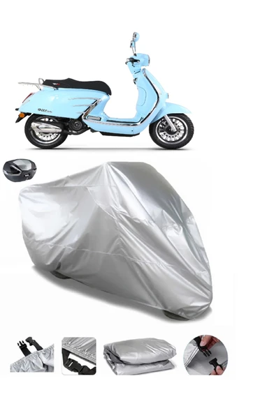 Rks Bitter 125 Su  Geçirmez Motosiket Brandası Arka Çanta Uyumlu ürün görseli 1