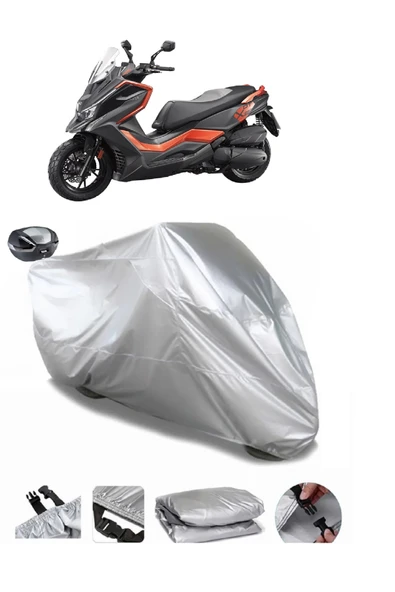 Kymco DTX 250 Su  Geçirmez Motosiket Brandası Arka Çanta Uyumlu ürün görseli 1
