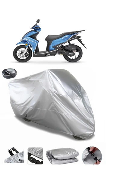 Kanuni Resa 125 Su  Geçirmez Motosiket Brandası Arka Çanta Uyumlu ürün görseli 1