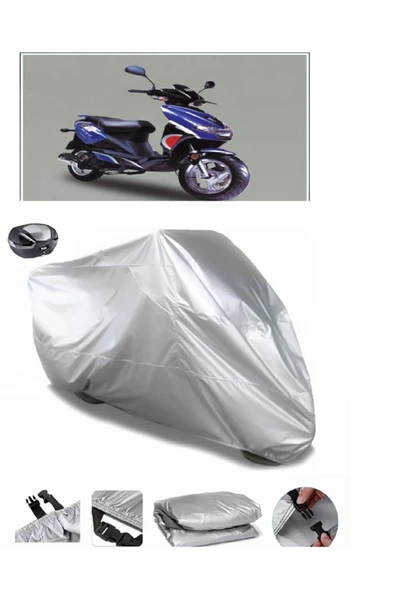 Ramzey Kalipso 125 Su  Geçirmez Motosiket Brandası Arka Çanta Uyumlu ürün görseli 1