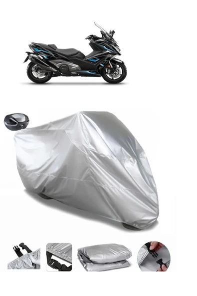 Kymco Ak 550 Su  Geçirmez Motosiket Brandası Arka Çanta Uyumlu ürün görseli 1