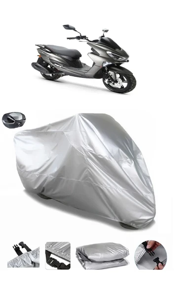 Rks Newlight 125 Pro Su  Geçirmez Motosiket Brandası Arka Çanta Uyumlu ürün görseli 1
