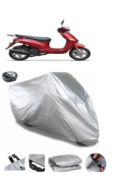 Kanuni Wiki 125i Su  Geçirmez Motosiket Brandası Arka Çanta Uyumlu ürün görseli 1