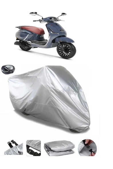Rks Dark Blue 50 Su  Geçirmez Motosiket Brandası Arka Çanta Uyumlu ürün görseli 1