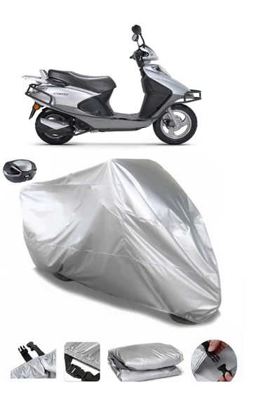 Rks Spontini 125 Su  Geçirmez Motosiket Brandası Arka Çanta Uyumlu ürün görseli 1