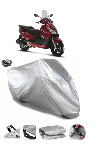 Piaggio X7 EVO 300 Su  Geçirmez Motosiket Brandası Arka Çanta Uyumlu ürün görseli 1