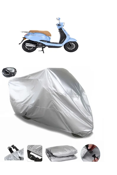 Kanuni Visal 125 Su  Geçirmez Motosiket Brandası Arka Çanta Uyumlu ürün görseli 1