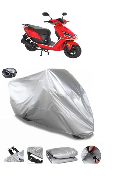 Kanuni Nev 50 Su  Geçirmez Motosiket Brandası Arka Çanta Uyumlu ürün görseli 1