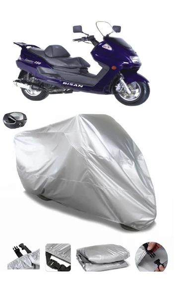 Bisan Senator 150 Su  Geçirmez Motosiket Brandası Arka Çanta Uyumlu ürün görseli 1