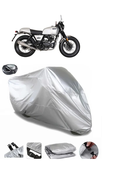 Brixton BX 125 R Su  Geçirmez Motosiket Brandası Arka Çanta Uyumlu ürün görseli 1