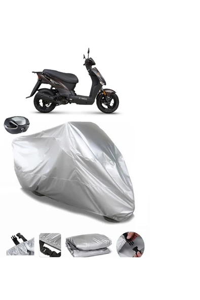 Kymco Agility 50 Su  Geçirmez Motosiket Brandası Arka Çanta Uyumlu ürün görseli 1