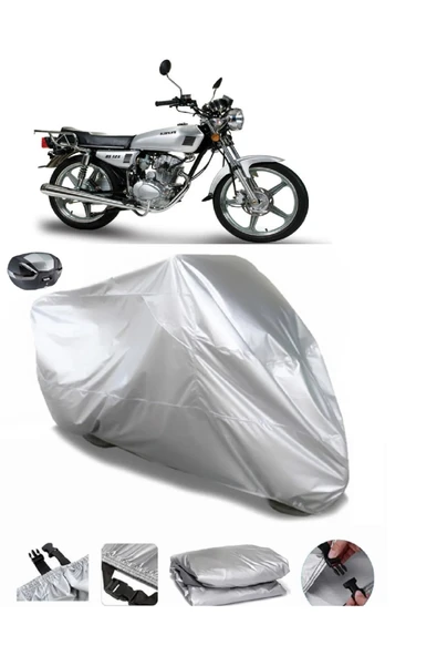 Kanuni BS 125 Su  Geçirmez Motosiket Brandası Arka Çanta Uyumlu ürün görseli 1