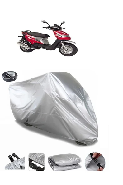 Kanuni Popcorn 90 Su  Geçirmez Motosiket Brandası Arka Çanta Uyumlu ürün görseli 1