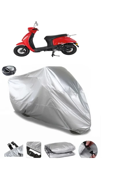 Kanuni Trodon XS 125 Su  Geçirmez Motosiket Brandası Arka Çanta Uyumlu ürün görseli 1