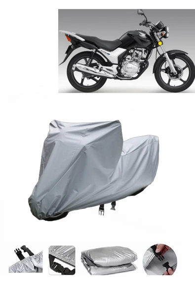 Honda CB 125E  Gri Motosiklet Brandası ARKA ÇANTA UYUMLU DEĞİLDİR ürün görseli 1