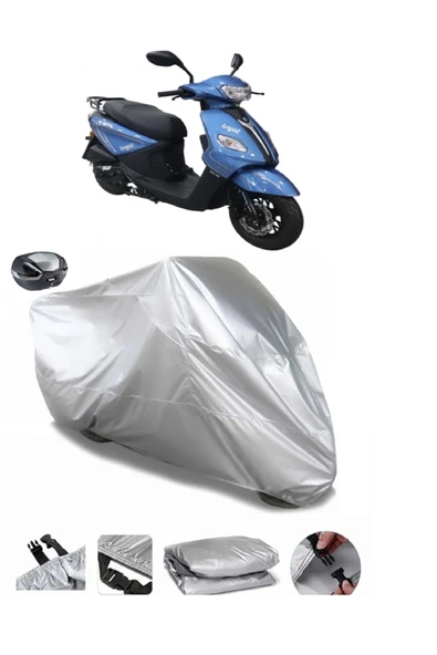 Kral Motor KR-44 Loyal 50 Su  Geçirmez Motosiket Brandası Arka Çanta Uyumlu ürün görseli 1