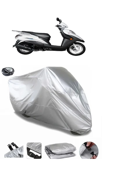 Haojue VH 125 Su  Geçirmez Motosiket Brandası Arka Çanta Uyumlu ürün görseli 1